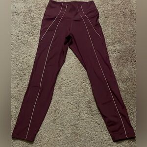 Nike Yoga 7/8 Length High Rise Lurex Leggings